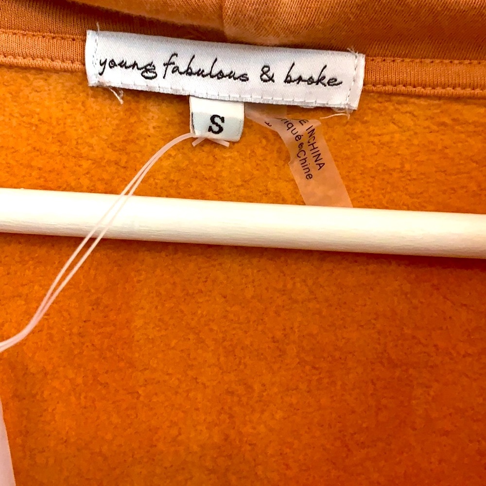 ❣️Young fabulous & broke❣️fleece sweatshirt ❣️last one❣️❤️🌺💜💗 - Picture 6 of 7